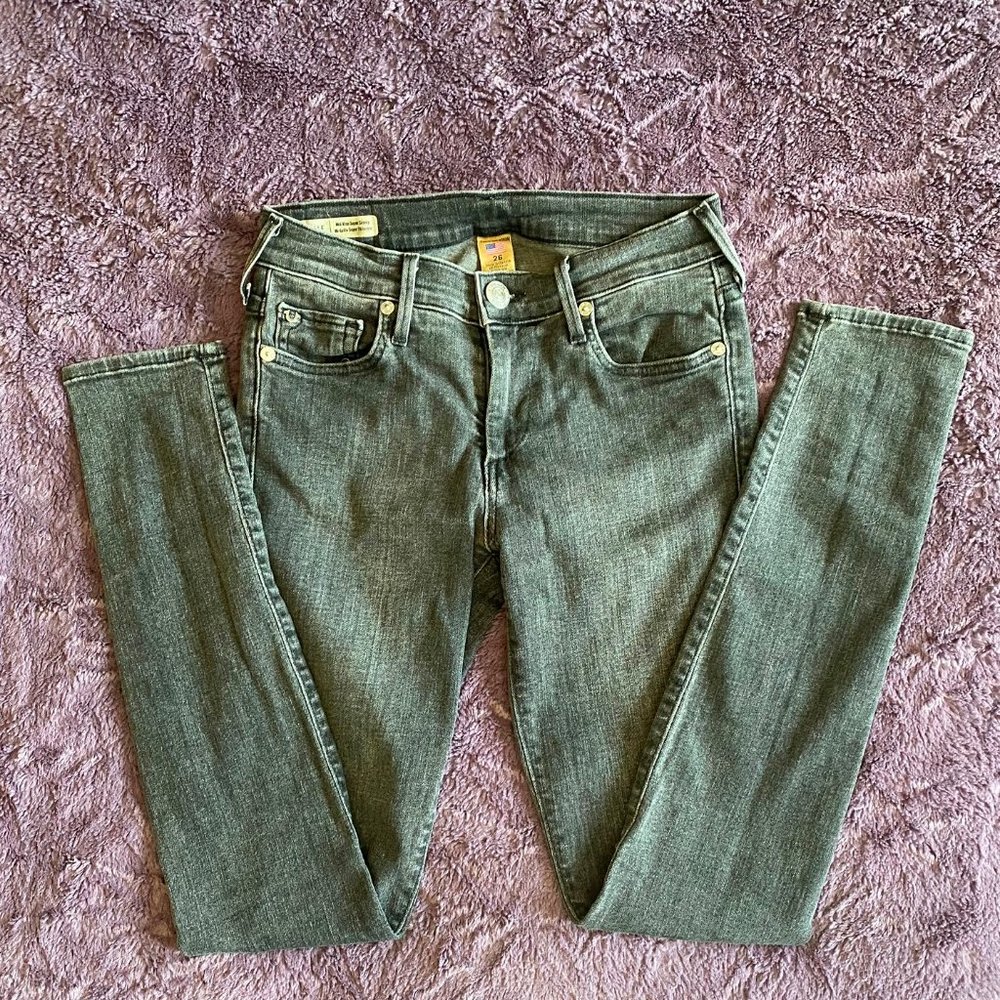 True Religion Halle Mid Rise Super Skinny Jeans